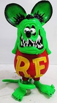 RAT FINK イエロー ブラック フィギュア プラネットトイ社 クレイジーガール エド・ロス ラットフィンク